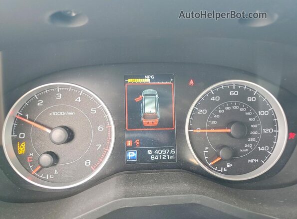 4S4WMAFD9L3468774 2020 SUBARU ASCENT Gray ხელსაწყოთა პანელის ხედი