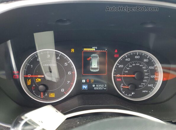 4S4WMAFD9M3474933 2021 SUBARU ASCENT White ხელსაწყოთა პანელის ხედი