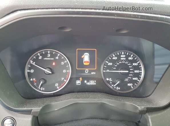 4S4WMAFD9S3402501 2025 SUBARU ASCENT Red Vista del cuadro de instrumentos