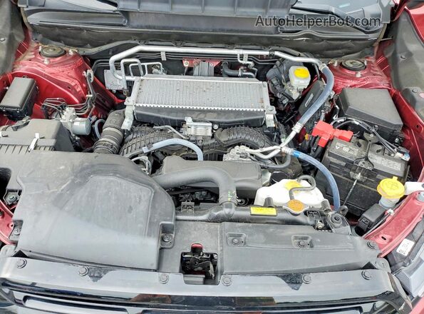 4S4WMAFD9S3402501 2025 SUBARU ASCENT Red Vista del compartimento del motor