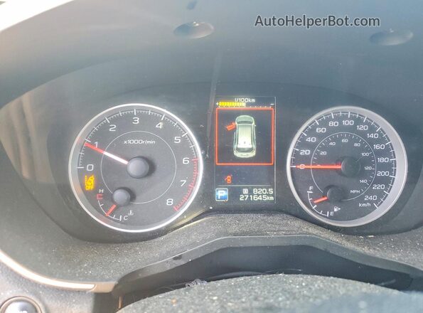 4S4WMAGD4K3438725 2019 SUBARU ASCENT Black Instrument cluster view