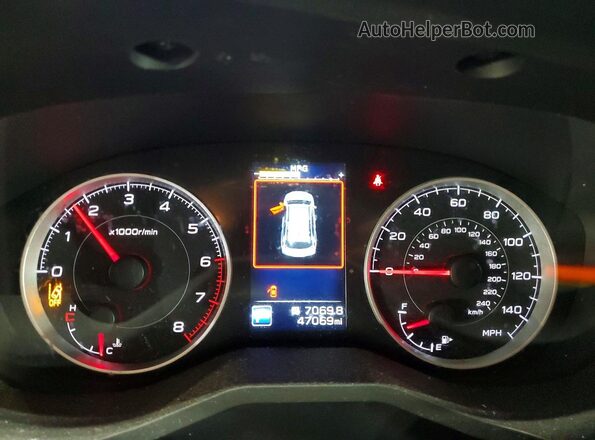 4S4WMAGD4N3403154 2022 SUBARU ASCENT Green ხელსაწყოთა პანელის ხედი