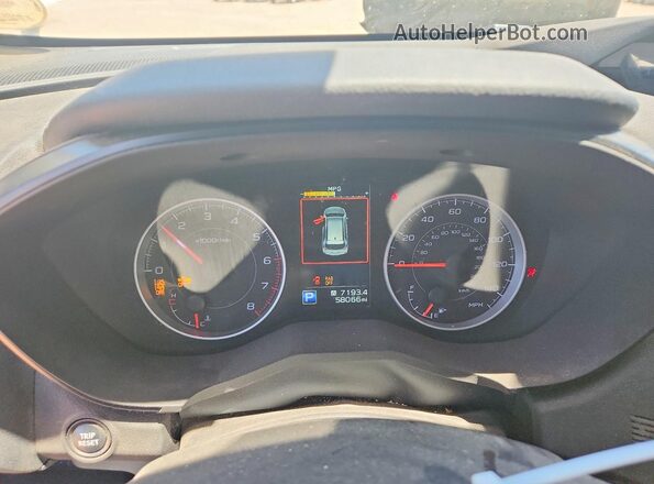 4S4WMAGD4N3436669 2022 SUBARU ASCENT White Вид щитка приладів