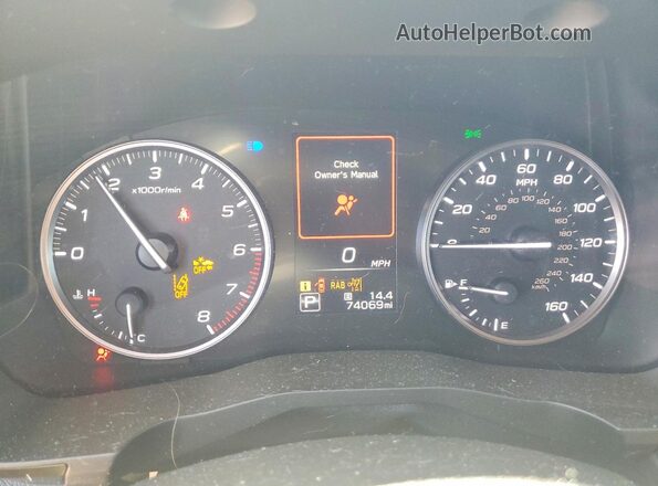 4S4WMAHD0P3439179 2023 SUBARU ASCENT Blue Instrument cluster view