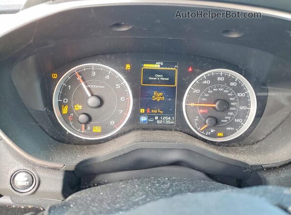 4S4WMAHD1M3416067 2021 SUBARU ASCENT White ხელსაწყოთა პანელის ხედი