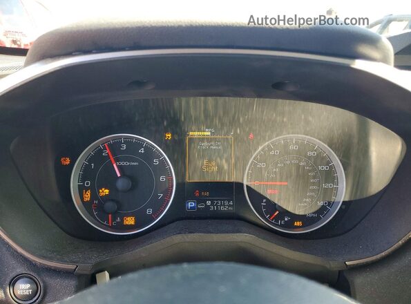 4S4WMAHD1M3436402 2021 SUBARU ASCENT Red Widok zestawu wskaźników