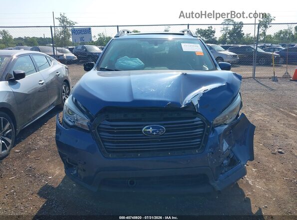 4S4WMAHD3K3434972 2019 SUBARU ASCENT Blue Rear interior view