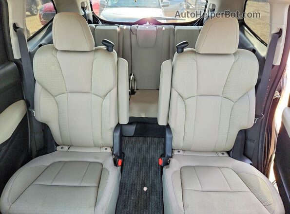 4S4WMAHD4M3414586 2021 SUBARU ASCENT Black უკანა სავარძლების ხედი