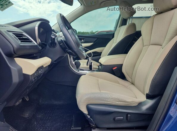 4S4WMAHD5K3455046 2019 SUBARU ASCENT Blue წინა სალონის ხედი