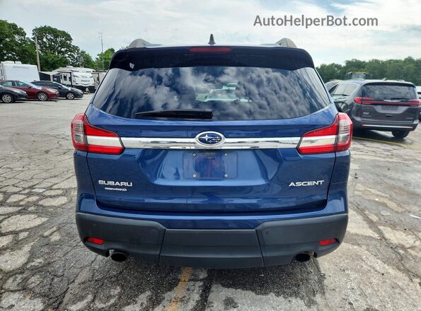 4S4WMAHD5K3455046 2019 SUBARU ASCENT Blue უკანა ხედი
