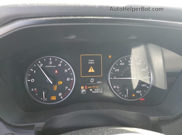 4S4WMAHDXR3440262 2024 SUBARU ASCENT Black Вид щитка приладів