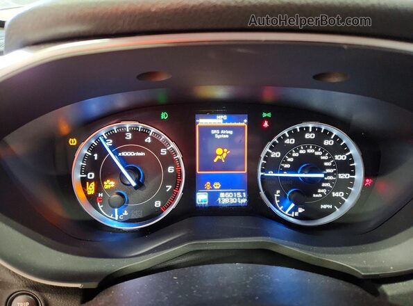 4S4WMAJD3K3407278 2019 SUBARU ASCENT Silver Instrument cluster view