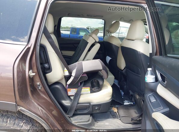 4S4WMAJD3L3421571 2020 SUBARU ASCENT Dark Brown უკანა სავარძლების ხედი