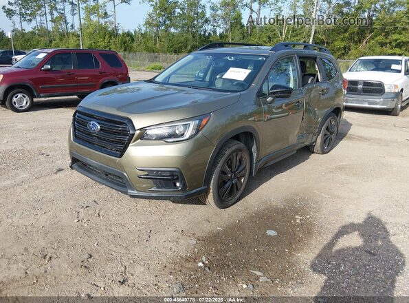 4S4WMAJD5N3423826 2022 SUBARU ASCENT Green Front left