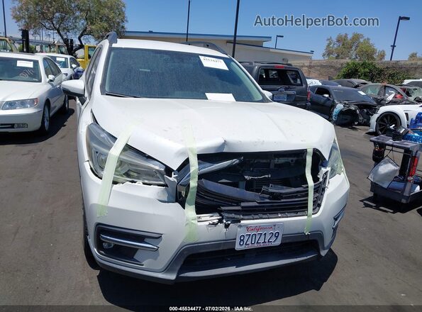 4S4WMAJD7K3420552 2019 SUBARU ASCENT White Widok zestawu wskaźników