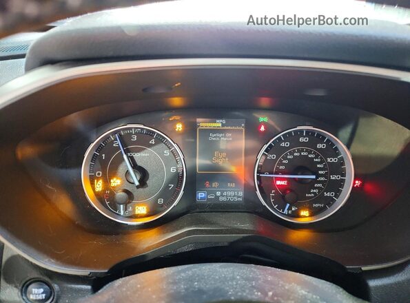 4S4WMAJD7M3435894 2021 SUBARU ASCENT Black Widok zestawu wskaźników