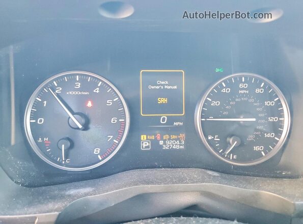 4S4WMAKDXR3455188 2024 SUBARU ASCENT Blue Սարքավորումների վահանակի տեսք