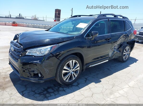 4S4WMALD3L3475627 2020 SUBARU ASCENT Black Առջևի ձախ երեք քառորդ տեսարան