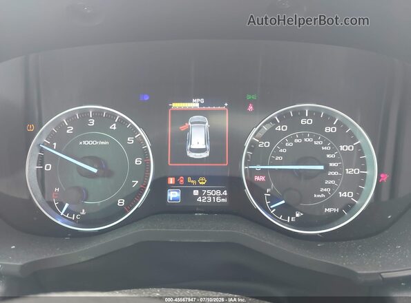 4S4WMALD4L3481131 2020 SUBARU ASCENT Silver უკანა სავარძლების ხედი