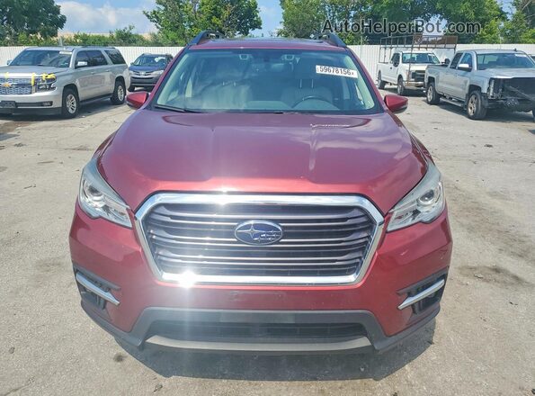 4S4WMALD7K3434447 2019 SUBARU ASCENT Red Widok z przodu