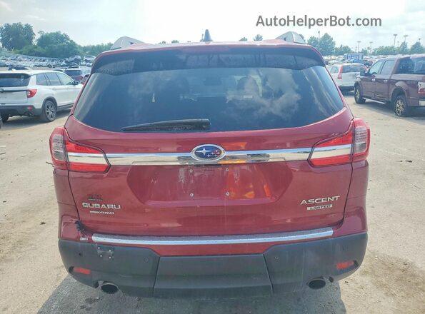4S4WMALD7K3434447 2019 SUBARU ASCENT Red Widok z tyłu