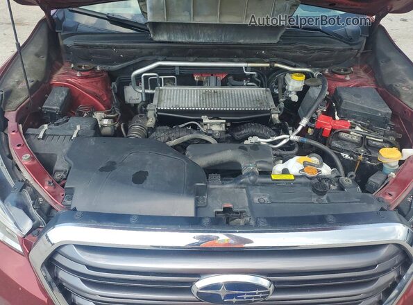 4S4WMALD7K3434447 2019 SUBARU ASCENT Red Widok wnętrza z tyłu