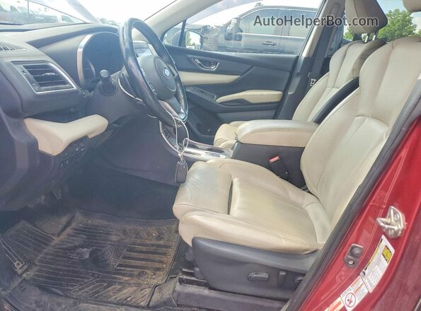 4S4WMALD7K3434447 2019 SUBARU ASCENT Red Widok wnętrza z przodu