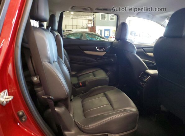 4S4WMAMD2K3411107 2019 SUBARU ASCENT Red Вид задньої частини салону