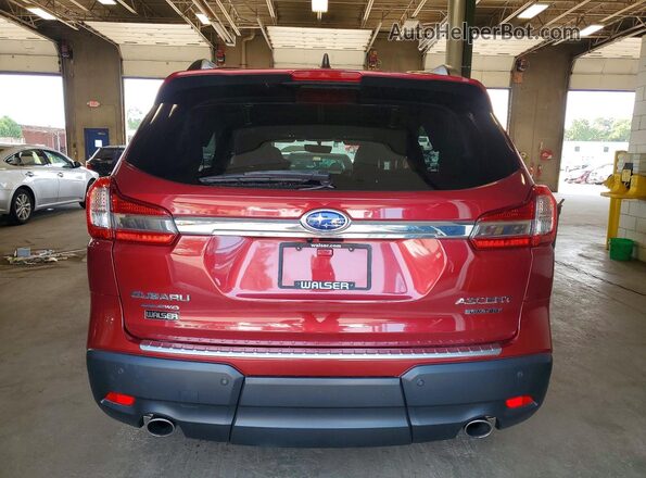 4S4WMAMD2K3411107 2019 SUBARU ASCENT Red Вид ззаду