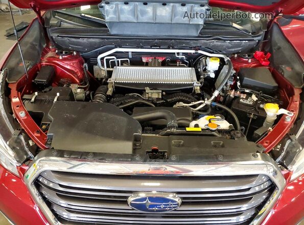 4S4WMAMD2K3411107 2019 SUBARU ASCENT Red Вид підкапотного простору