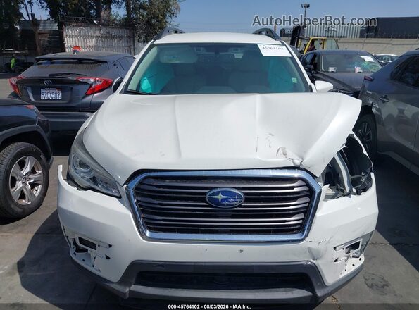 4S4WMAMD5K3401042 2019 SUBARU ASCENT White Սարքավորումների վահանակի տեսք
