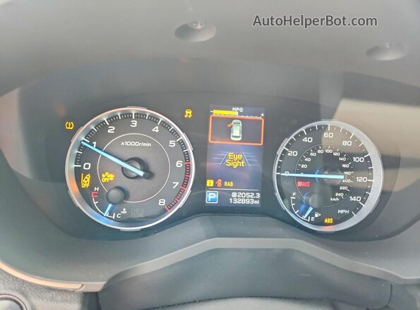 4S4WMAMDXL3422440 2020 SUBARU ASCENT Синий Вид щитка приборов