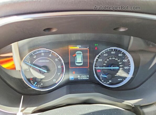 4S4WMAPD0K3404684 2019 SUBARU ASCENT Tan ხელსაწყოთა პანელის ხედი