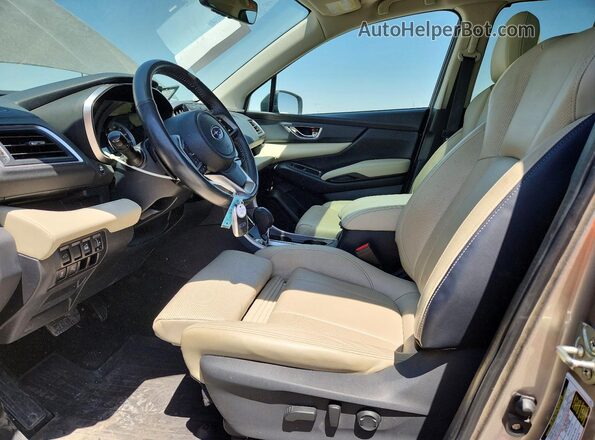 4S4WMAPD0K3404684 2019 SUBARU ASCENT Tan წინა სალონის ხედი