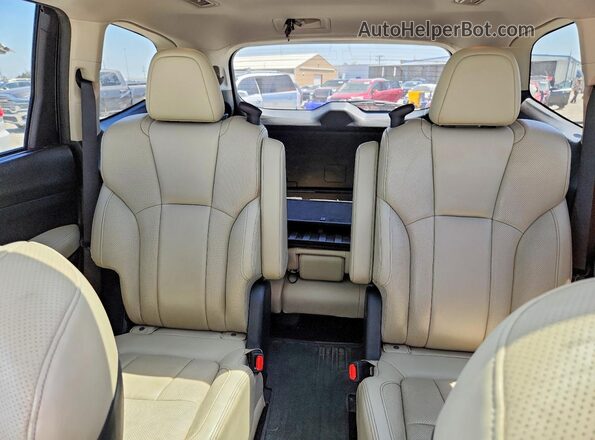 4S4WMAPD0K3404684 2019 SUBARU ASCENT Tan უკანა სავარძლების ხედი