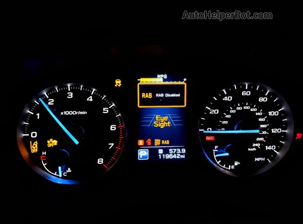 4S4WMAPD0K3482737 2019 SUBARU ASCENT Silver ხელსაწყოთა პანელის ხედი