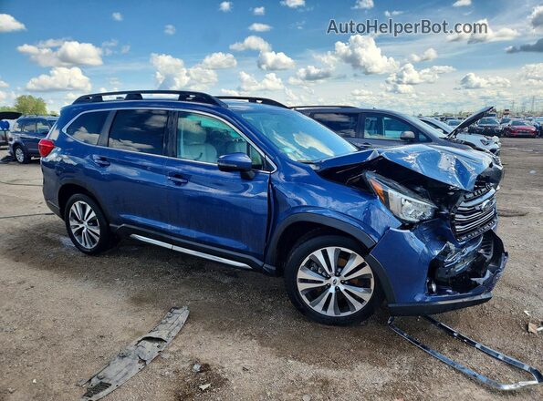 4S4WMAPD2K3487146 2019 SUBARU ASCENT Blue Front right