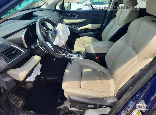 4S4WMAPD2K3487146 2019 SUBARU ASCENT Blue Front interior view