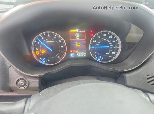 4S4WMAPD4L3413311 2020 SUBARU ASCENT White Вид щитка приладів