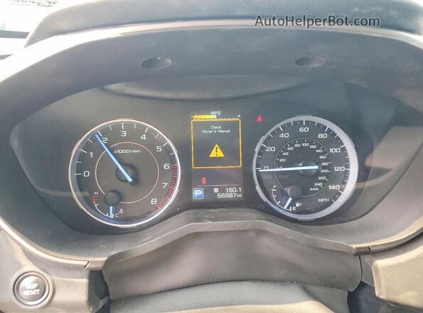 4S4WMAPD4L3419769 2020 SUBARU ASCENT Silver Вид щитка приладів