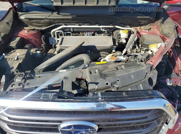 4S4WMAPD4M3474398 2021 SUBARU ASCENT Burgundy ძრავის განყოფილების ხედი