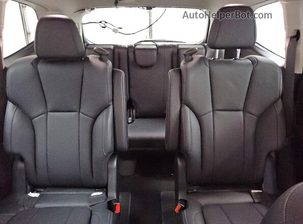 4S4WMAPD4S3421343 2025 SUBARU ASCENT Black უკანა სავარძლების ხედი