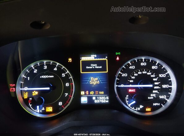 4S4WMAPD5L3427492 2020 SUBARU ASCENT White Widok tylnych siedzeń