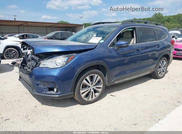 4S4WMAPD6K3412322 2019 SUBARU ASCENT Blue Vista tres cuartos delantera izquierda
