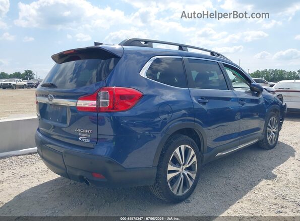 4S4WMAPD6K3412322 2019 SUBARU ASCENT Blue Trasero derecho