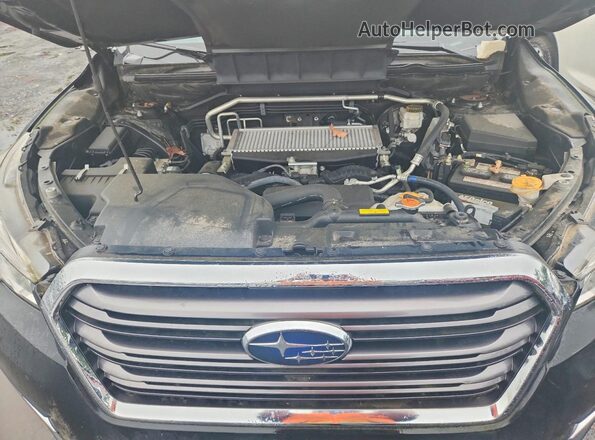 4S4WMAPD6K3437009 2019 SUBARU ASCENT Black უკანა სალონის ხედი