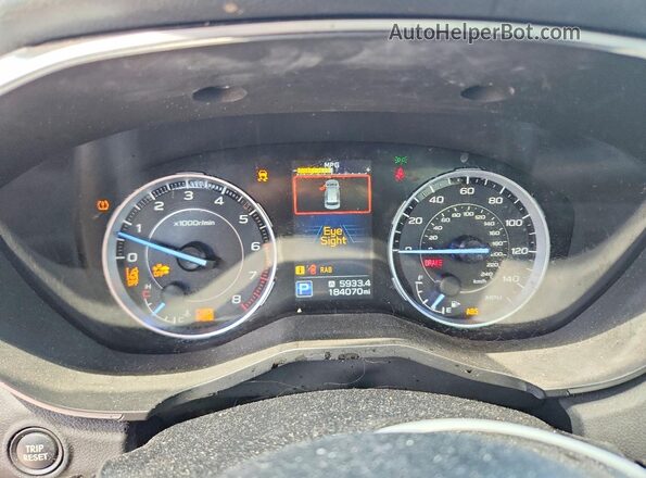 4S4WMAPD6K3457955 2019 SUBARU ASCENT Black Instrument cluster view