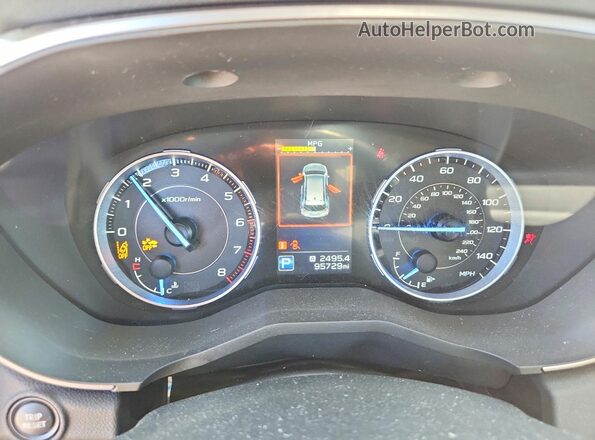 4S4WMAPD6L3442826 2020 SUBARU ASCENT Серебряный Вид щитка приборов