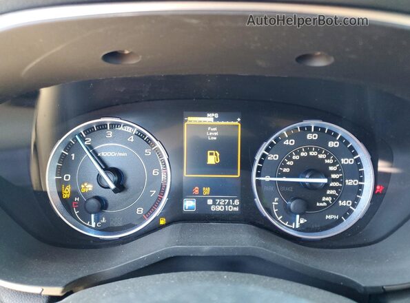 4S4WMAPD6M3449163 2021 SUBARU ASCENT Brown Widok zestawu wskaźników