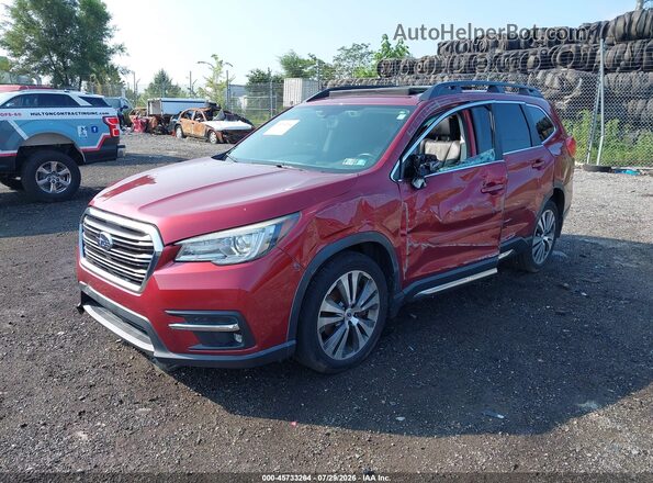 4S4WMAPDXL3447060 2020 SUBARU ASCENT Red წინა მარცხენა ხედი სამი მეოთხედიდან